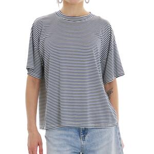 T-SHIRT A RIGHE BLU